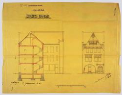 Enkefru Johansen [Arbeidstegning]