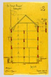 Hr. Monrad Heggen Kirkegaden Snit A-B [Snitt]