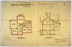 Bolig for grosserer Lars Westvig [Loftsplan]