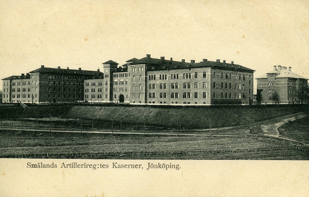 Kaserner, Smålands Artilleriregemente. Jönköping.