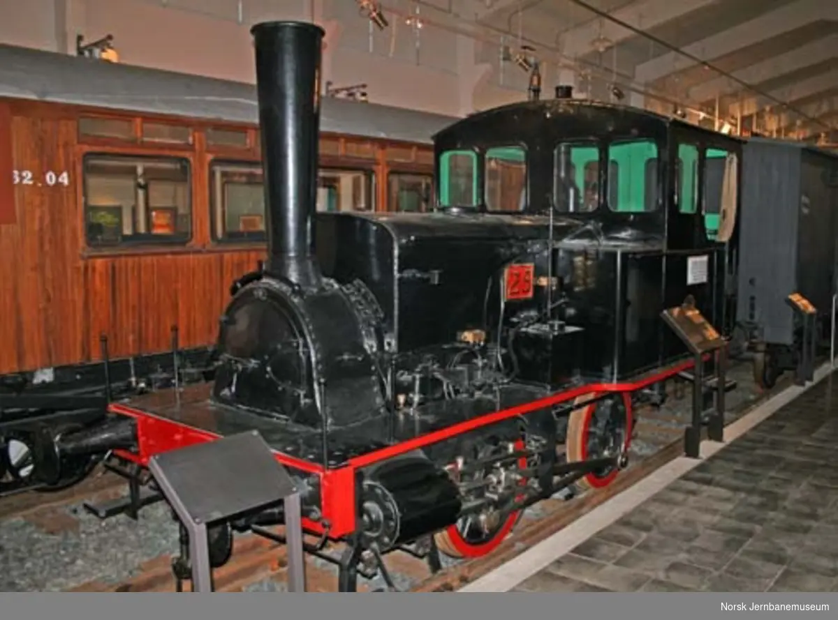 Damplokomotiv NSB type 7a nr. 25 - skiftelokomotiv