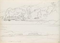 Tobermory; nordvestre kyst av Isle of Mull [Tegning]