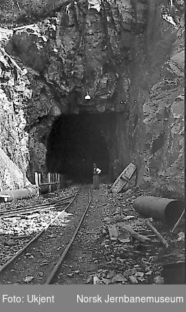 Vestre innslag til Kvineshei tunnel