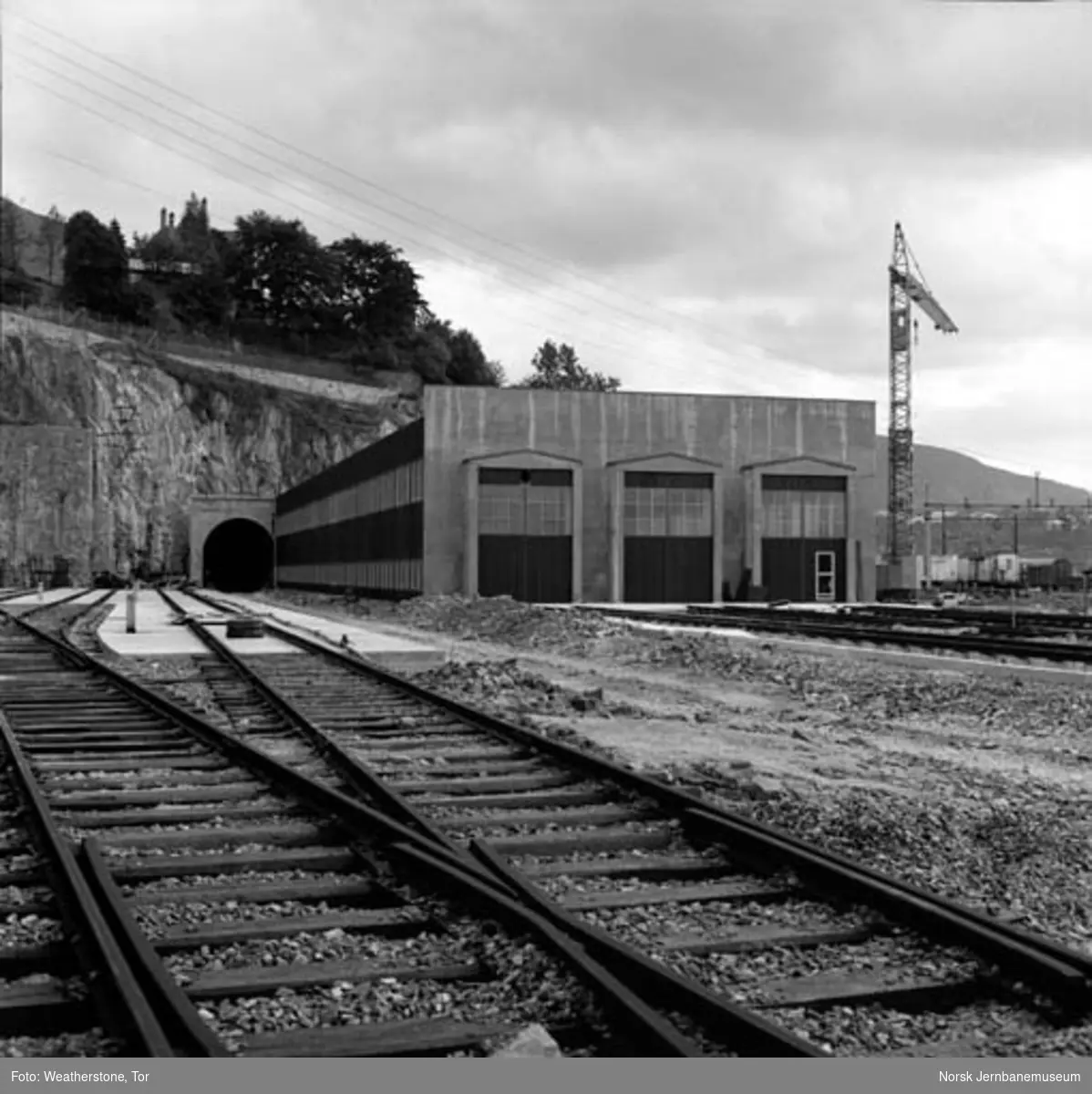 Ny lokomotivstall på Bergen stasjon