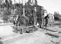 Damplokomotivet "Lilly" som tidligere tilhørte Arendal Minin