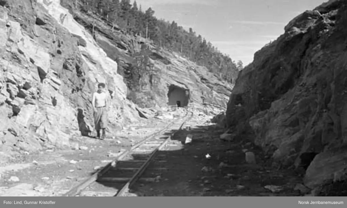 Nordlandsbaneanlegget : søndre innslag til Bratta tunnel
