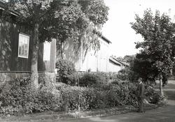 Arbeiderboliger med hager ved Halla Såg, Kotka, Finland.